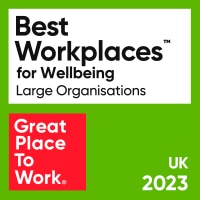 Great Place to Work UK Best Workplaces for Wellbeing Logo