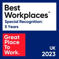 Great Place to Work UK Best Workplaces Logo