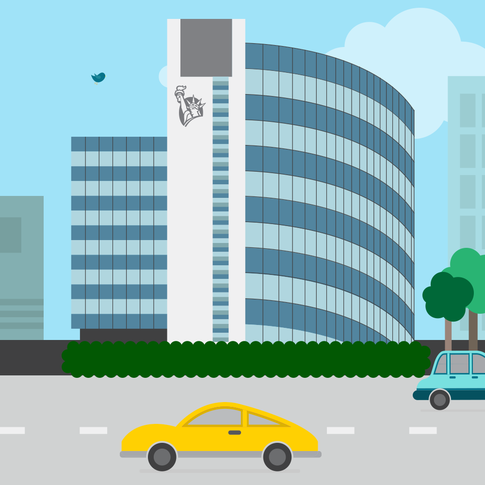 Illustration of the Liberty IT Dublin Office