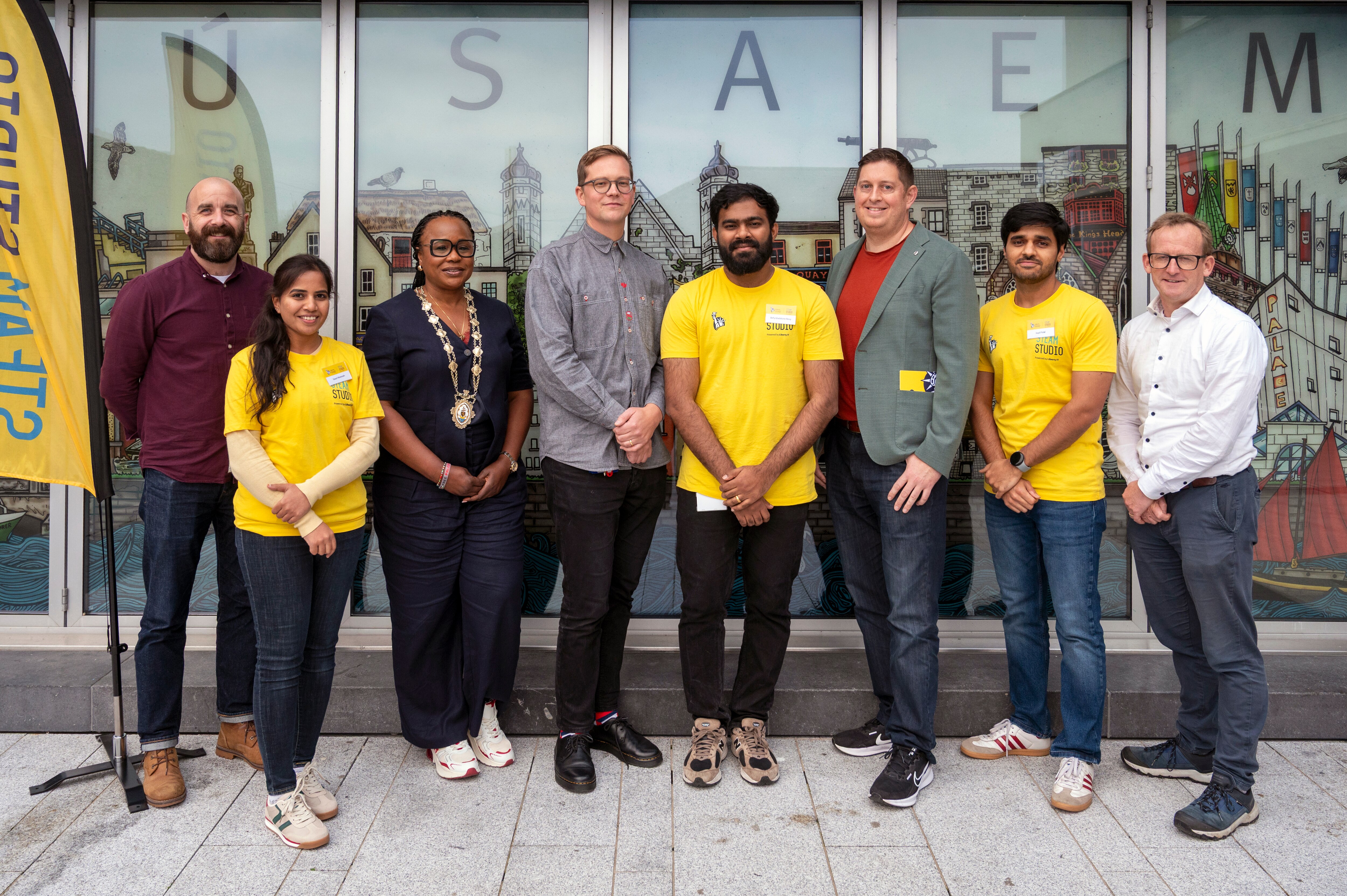 Group at the Night at Museum event