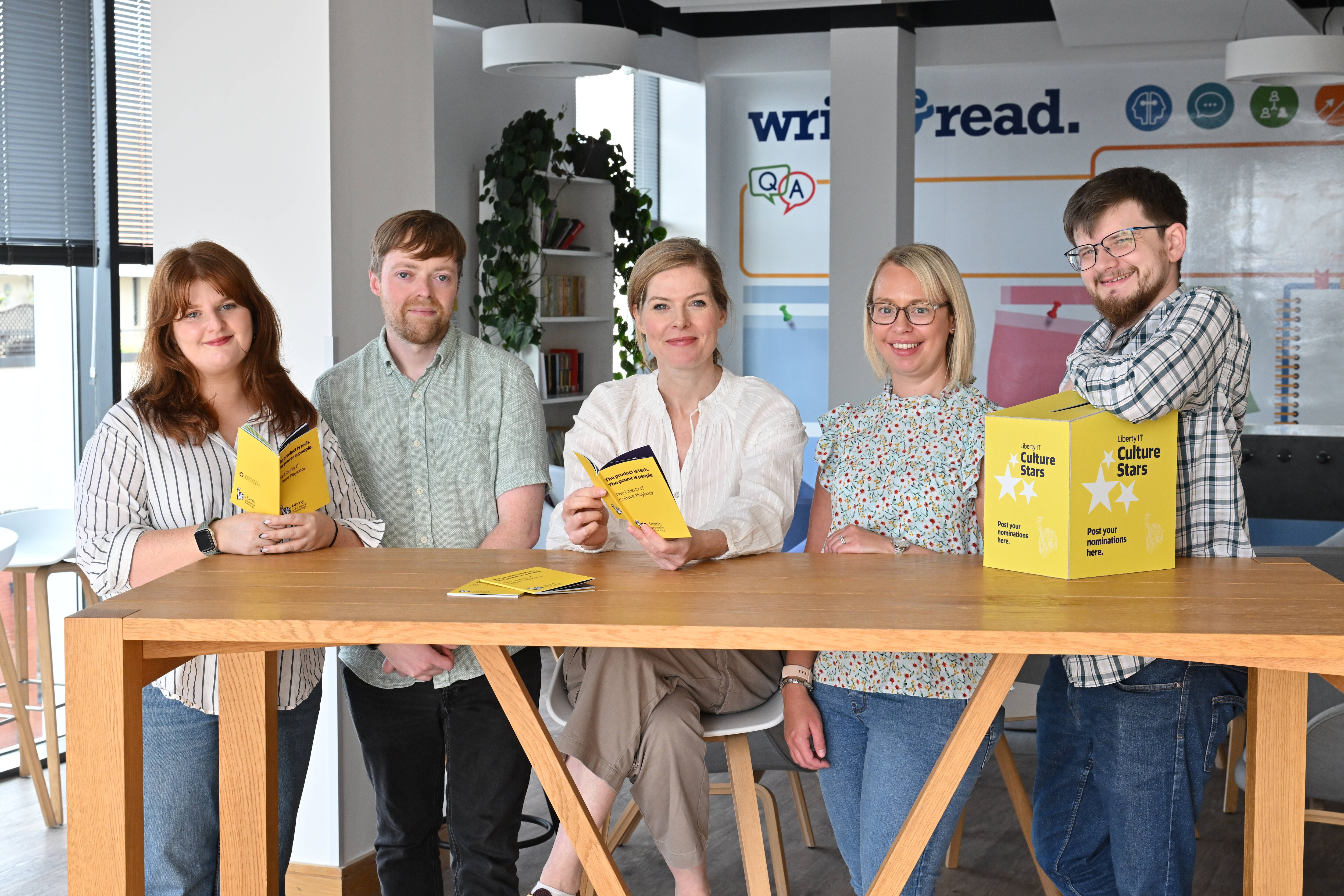 Picture of culture playbook nominees smiling